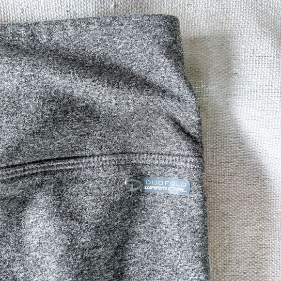 Champion Double Dry Heather Gray Workout Leggings - Lined Warm - Women’s Large - Picture 5 of 11